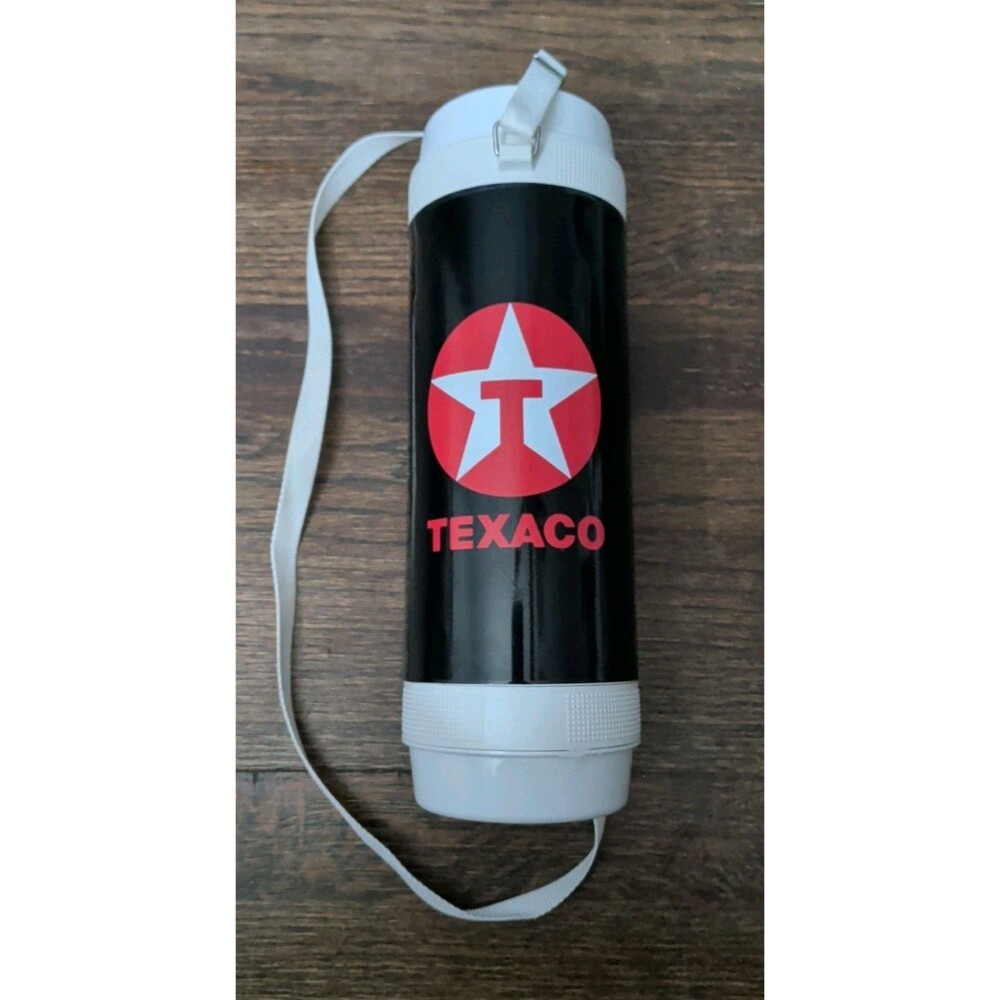 Vintage Mikasa Japan Tiger Advertising Thermos Texaco - Unused Pump Spout